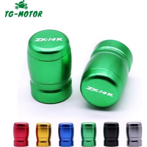 TG-Motor FOR KAWASAKI ZX-14R ZX14R ZZR1400 ZX 1400 ZX 14R ZZR 1400 2006-2020 2021 Wheel Tire Valve Stem Caps CNC Airtight Covers