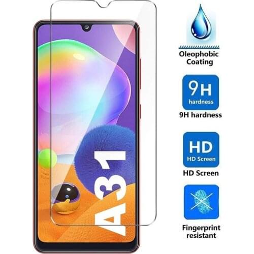 Tempered Glass For Samsung Galaxy A31 Screen Protector 9H 2.5D Phone On Protective Glass For Samsung A31 Glass