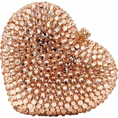 Gold Evening Bag Party Luxury Diamond Purse rhinestone Clutch Bag
