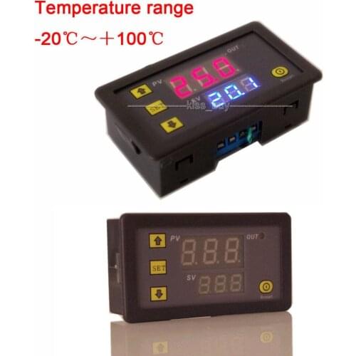 DC 12V intelligent temperature controller digital LED display switch thermostat