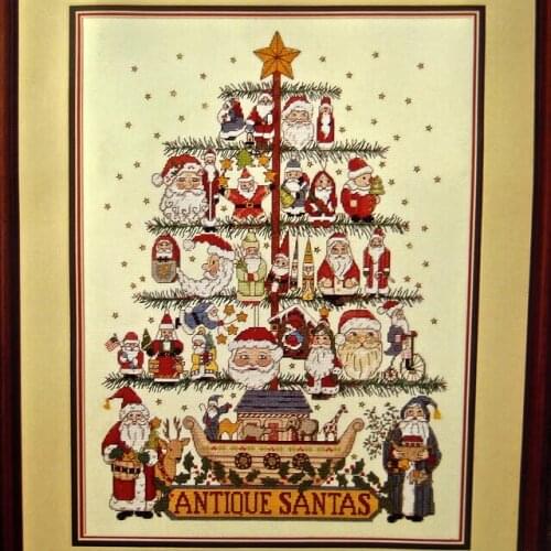 14/16/18/27/28 Needlework Cross Stitch,Sets For Embroidery kits, Ancient Christmas tree DIM 8451 08451 Antique Santa Tree