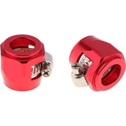 2 Sets of Fuel Water Hose End Clamp for Car
