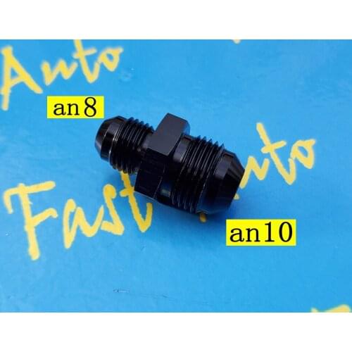 3/4unf 8an an 8 an8 male to 7/8unf thread male 10AN AN10 AN 10 Black Anodised for 3l fuel surge tank system supply pump