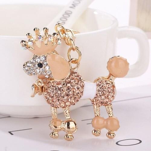 Charm Pendant Lucky Mascot Heart Keychain Leather Tassel Holder Metal Crystal Chain ring Bag Auto Gift