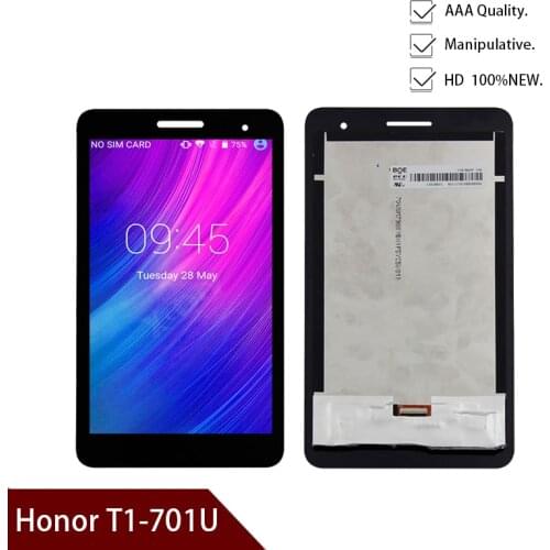 For Huawei Honor Play Mediapad T1 T1-701 T1-701U T1-701W LCD Display Digitizer Screen Touch Panel Sensor Assembly Free Shipping
