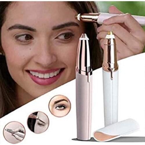 Electric Eyebrow Trimmer Pen Hair Remover Eyebrow Razor Multifunction Epilator Painless Eye Brow Trimmer Face Shaver#p4