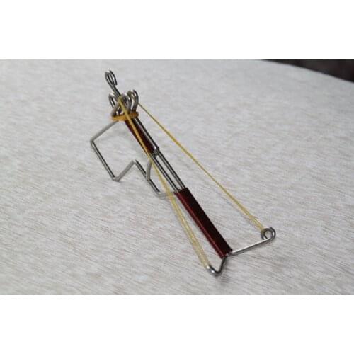 Enameled Wire Version Of Stainless Steel Wire Gun Rubber Band Bullets Gun Nostalgic Classic Child Puzzle Traditional Old To