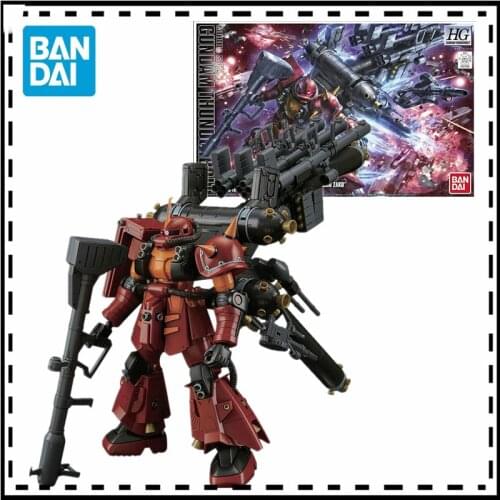 Bandai Gundam Anime Figures Hg 1/144 FA-78 Volledige Armor Atlas Geest Power Zaku Thunder Gunpla Assembled Action Figure Model