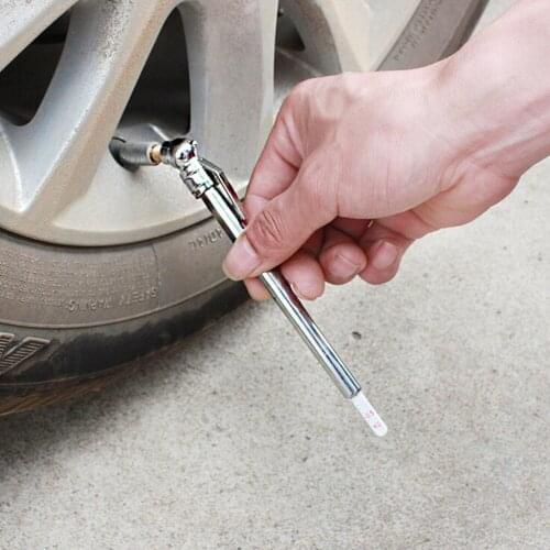 New Portable Mini Durable Car Styling 5-50 PSI Pressure Gauge Pen Shape Emergency Use Tire/Tyre air pressure Test Meter