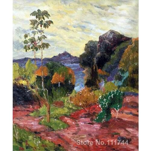 Paintings of Paul Gauguin Martinique Landscape artwork Landscape art High quality Hand painted