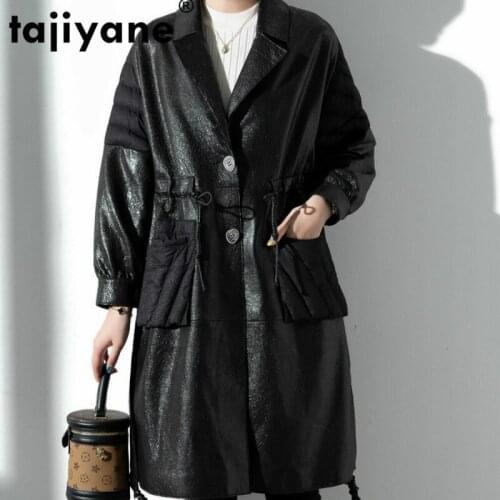 Real Leather Genuine Jacket Autumn Winter Coat Women Clothes 2021 Korean Vintage 100% Sheepskin Down Coat Female Tops ZT4852