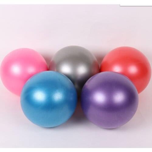 25cm Inflatable Yoga Ball Exercise Fitness Pilates Ball Balance Exercise Gym Pump Yoga Balance Ball Training Yoga Ballon