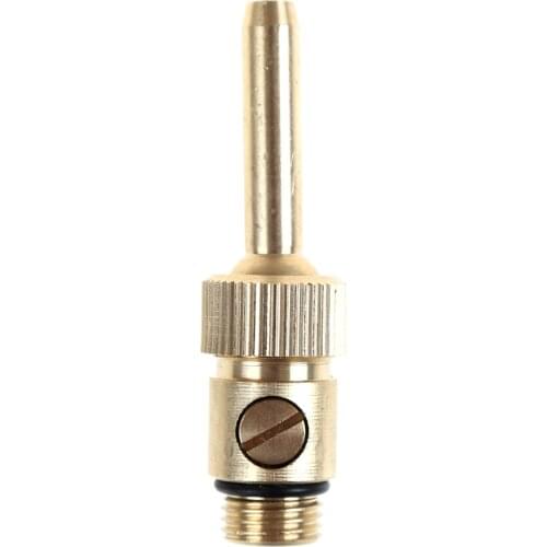 1/4'' Adjustable Water Flow Spray Straight Jetting Fountain Brass Nozzle Head With Valve