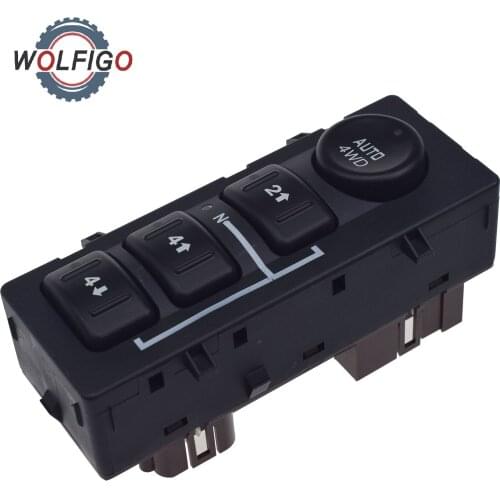 4WD 4x4 Wheel Transfer Case Selector Button Dash Switch for Chevrolet Silverado Suburban 15136039 15164520 19259313 901072