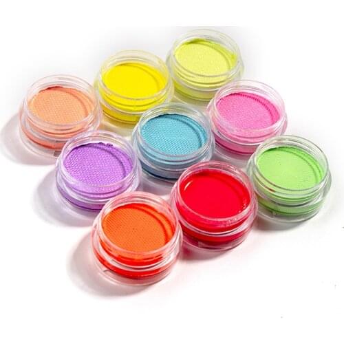 10 Pieces Private Label Matte Fluorescent Neon Eyeliner Paste Body Painting Eye Liner Makeup Cosmetics Wholesale