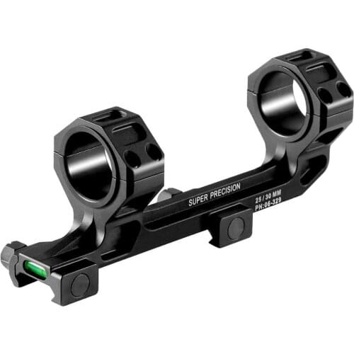 Adjustable One Piece Scope Rings 25.4mm/30mm Dual Rings Removable Scope Mount With Bubble Level Picatinny Rail Scope Accessories