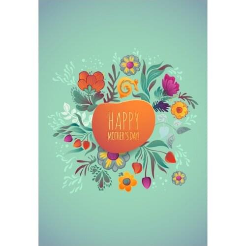 Happy MotherS Day! Leaves, Flowers And Drops Designed With Double Sided Decorative Flags Custom Garden Flags Home Banner Flags