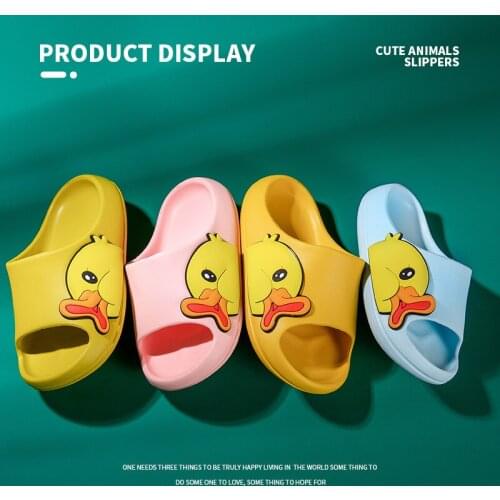 Childrens Slippers 2021 Summer Boy Cartoon Shoes Rubber Non-slip Breathable Slippers Baby Indoor Slippers Beach Swimming Shoes