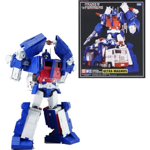 Takara Tomy Transformers Robots MP22 MP-22 Masterpiece Ultra Magnus Deformation Action Figure Toy Collectible