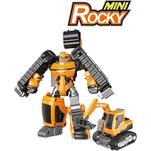 Transformation Robot Action Figure Toys Cartoon Car Juguetes Airplane excavator Deformation Robot Model Toys