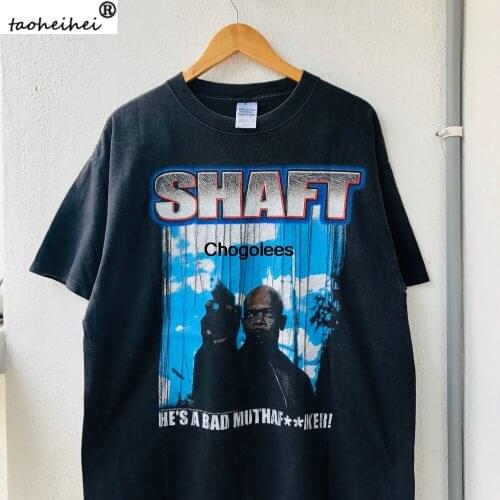 Vintage Original 00s SHAFT ActionThriller Film 2000 Samuel L.Jackson By Blue Grape Merchandising T Shirt