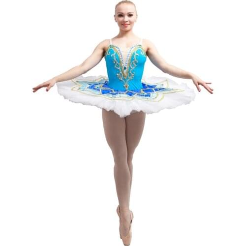 High Quality Ballerina Sugar Plum Fairy Classical Pancake Ballet Tutu,Woman/Girls Professional Concert Competition Dance Costume