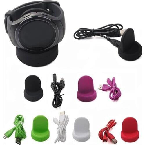 Charger for Samsung Gear S3 Portable Wireless Charging Dock Magnetic Cradle Classic Frontier Smart Watch Charger Android