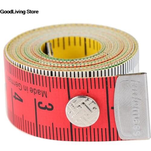 1pc 1.5M Mini Body Measuring Ruler Sewing Tailor Tape Measure Soft Flat Ruler Centimeter Meter Sewing Measuring Tape
