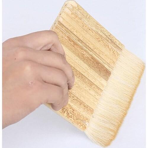 1 pcs of high quality wool brush Bamboo row pen scrubbing brush Large area painted paintbrush Art supplies
