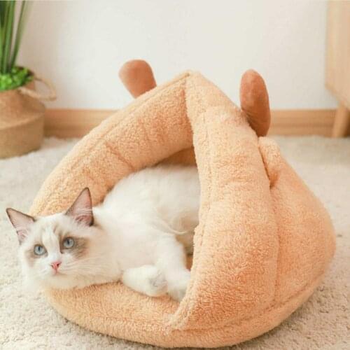 14 Types Hot Pet Cat Dog Nest Warm Soft Sleeping Bed Pad For Pet Non-slip Breathable Cat House Dog Sleeping Mat Blanket S/M/L/XL