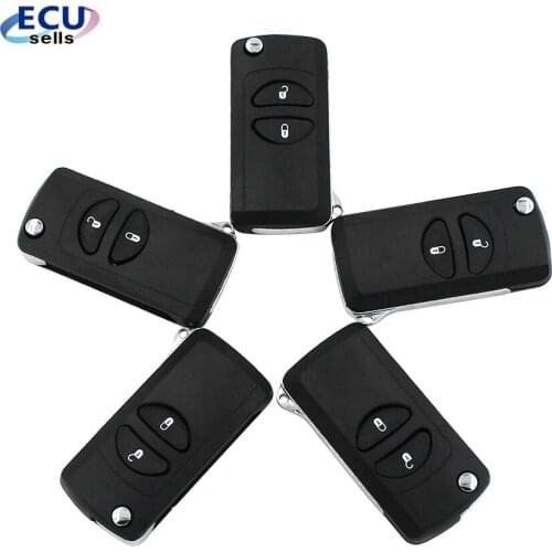 5PCS X For Chrysler Grand Cherokee PT Cruiser Voyager CONVERSION Flip Remote Key fob CASE
