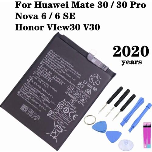 Nova 6 Battery HB486586ECW For Huawei Mate 30 / 30 Pro , Nova 6 SE , Honor VIew30 VIew 30 V30 Phone Battery 4200mAh Batteries