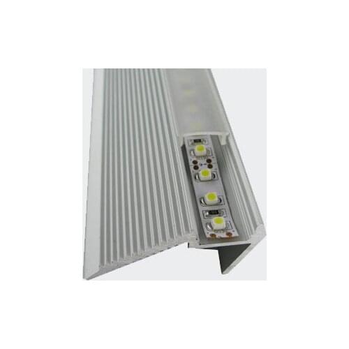 Aluminum Channel Profile Alloy LED Strip Stair Light, 0~3m Length, Clear, Semi-clear And Opal Diffuser Lense, Free shipping