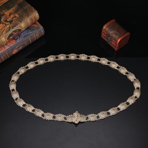 Algerian zinc-alloy fine jewelry body chain wedding waist chain belts for women luxury designer brand Adjustable ethnic مجوهرات