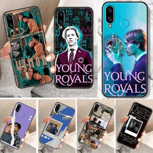 Young Royals Simon and Wilhelm Phone Case For Huawei Honor 6A 7A 7C 8A 8X 8 9 9X 10 10i 20 Lite Pro black fashion funda pretty