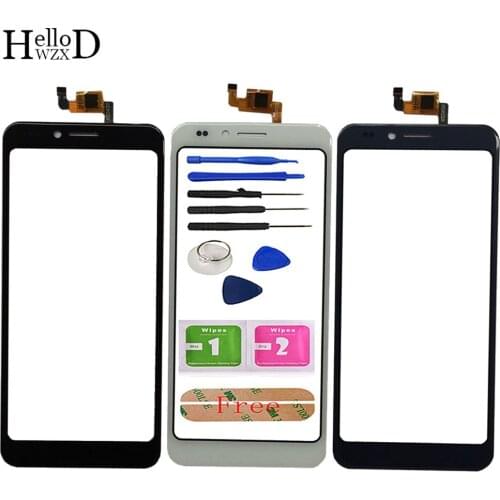 5.0'' Touch Screen Digitizer For Senseit A150 Touch Screen Glass Sensor Panel Glass Lens Cell Phone Tools 3M Glue