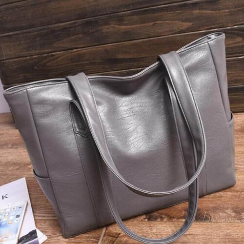 Designer PU Leather Shoulder Bags For Women 2021 High Capacity Handbags Travel Luxury Hand Bag Female Large Crossbody Bag