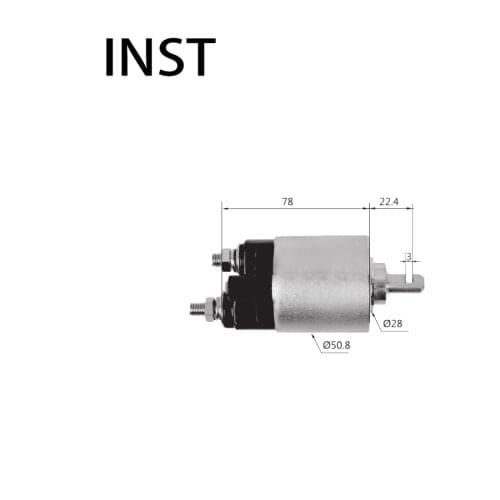 ELECTROMAGNETIC SWTICH SOLENOID FOR 12V 0.8KW 31210-POA-004 264