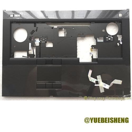 YUEBEISHENG NEW For Dell Precision M6600 palmest upper cover keyboard bezel Touchpad 0R18J8 R18J8
