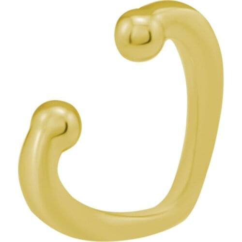 Wholesale 925 Sterling Silver Open Heart Ear Cuff Earrings Wedding Engagement Earring Party Fine Jewelry Making