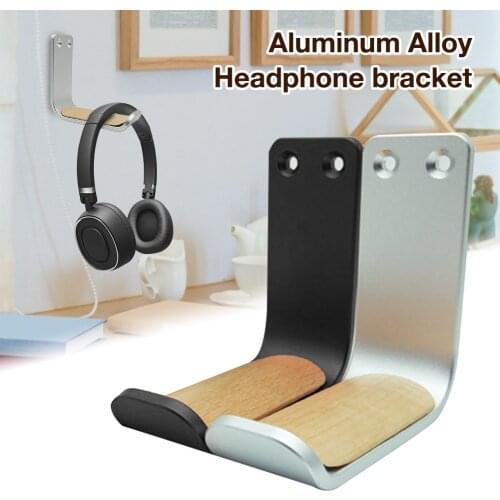 Aluminum Alloy Headphone Headset Earphone Stand Holder Universal Headphone Bracket Holder Metal Headphone Holder for Home Office
