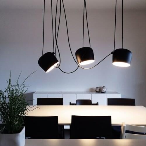 Industrial lamp luminaria pendente iron LED pendant lights Home Decoration E27 Light Fixture hanging ceiling lamps