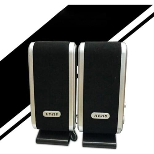 Wired Speaker, Portable Travel Loudspeaker Home Audio Music Speaker with USB Plug 3.5mm for Notebook, Laptop, PC, Computer