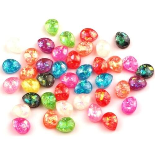 LF Mixed Resin Bling Drop Decoration Crafts Beads Flatback Cabochon Scrapbooking For Embellishments Kawaii Diy Accessories