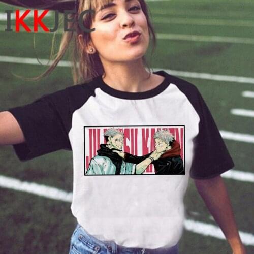 Jujutsu Kaisen top tees summer top men couple japanese couple clothes white t shirt streetwear top tees aesthetic