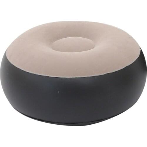 Outdoor Garden Lounger Beach Deck Chair Ottoman Living Room Sofa Furniture Modern Inflatable Folding Lazy Sofa Bed Pedal Stool