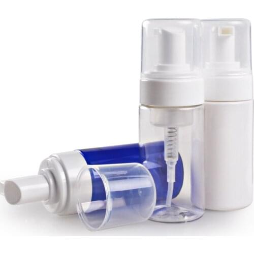 2pcs/lot Bottle Refillable Protable 100ML Soap Shampoo Lotion Foam Water Plastic Pressed Pump Bottle Refillable Bottles