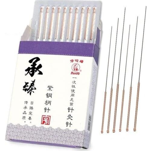 3 Boxes Disposable Sterile Acupuncture Needle Surgery Steel Copper handle ZhenJiu Needle For Single Use (100pcs Per Pack)