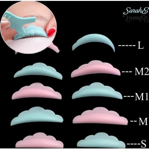 5pairs/3bags Silicone Eyelash Perm Pad Recycling Lashes Rods Shield lifting3D Eyelash Curler Makeup Accessories Applicator Tools