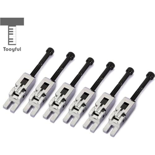 Tooyful 6Sets Double Locking Systyem Saddles Bridge Set for String Parts